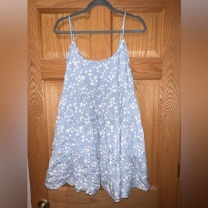 Short daisy spaghetti strap dress